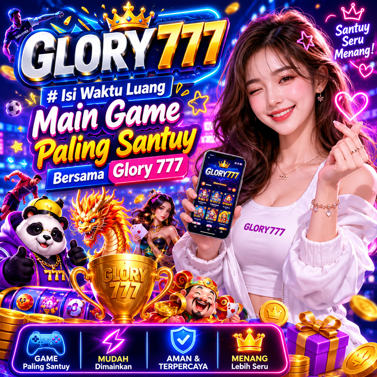 GLORY777: Situs Game Mobile Seru Bawa Warna Baru Saat Waktu Luang
